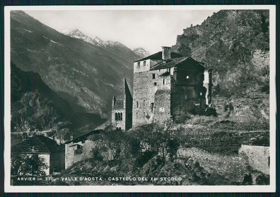 Aosta Arvier Castello Foto FG cartolina MZ4484 – fronte