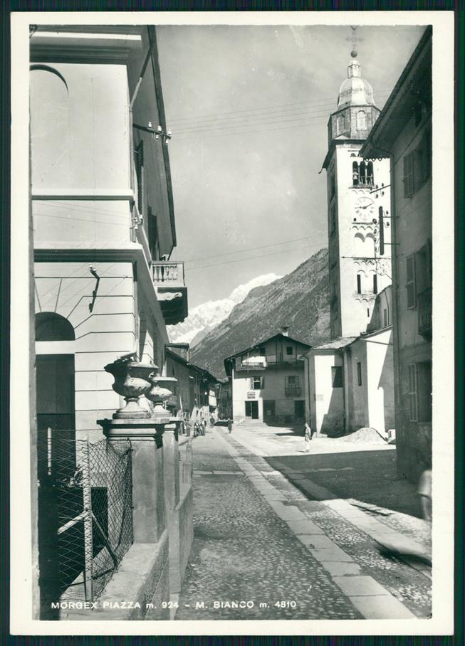 Aosta Morgex Monte Bianco Foto FG cartolina MZ4489 – fronte