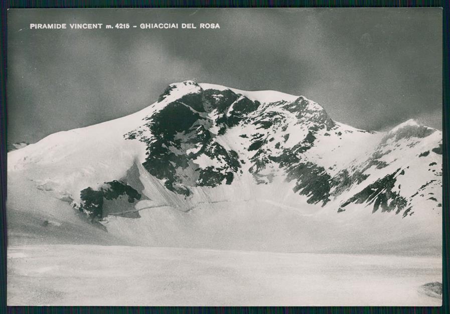 Aosta Ghiacciai del Rosa Piramide Vincent Foto FG cartolina MZ4494 – fronte