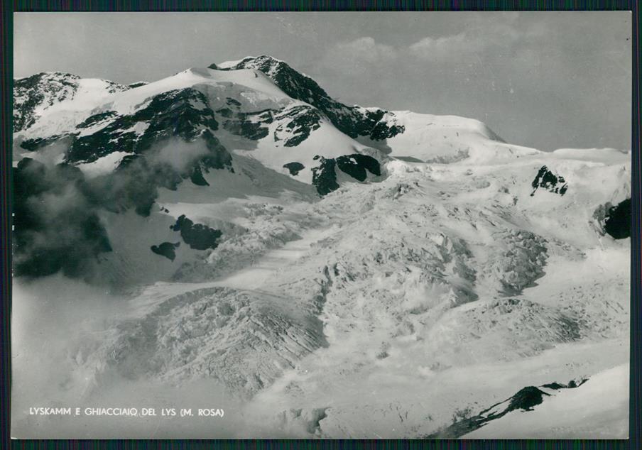 Aosta Lyskamm Ghiacciaoi del Lys Mnte Rosa Foto FG cartolina MZ4504 – fronte