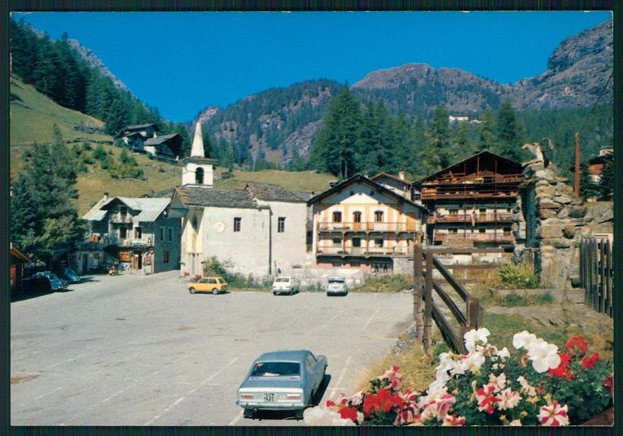 Aosta Ayas Saint Jacques Auto Foto FG cartolina MZ4533 – fronte