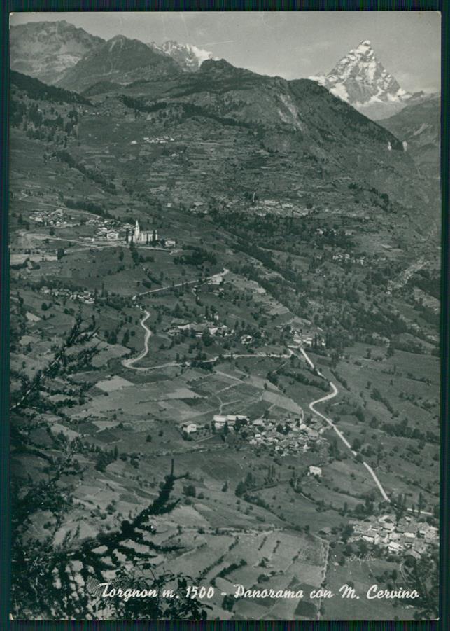 Aosta Torgnon Monte Cervino Foto FG cartolina MZ4549 – fronte