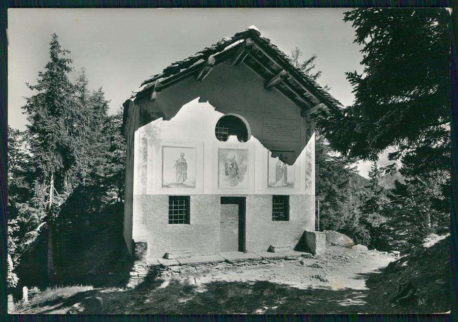Aosta Torgnon Cappella San Pantaleon Foto FG cartolina MZ4553 – fronte