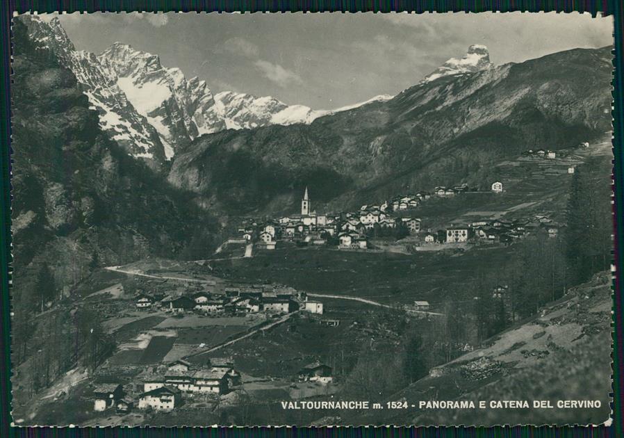 Aosta Valtournanche Catena del Cervino Foto FG cartolina MZ4559 – fronte