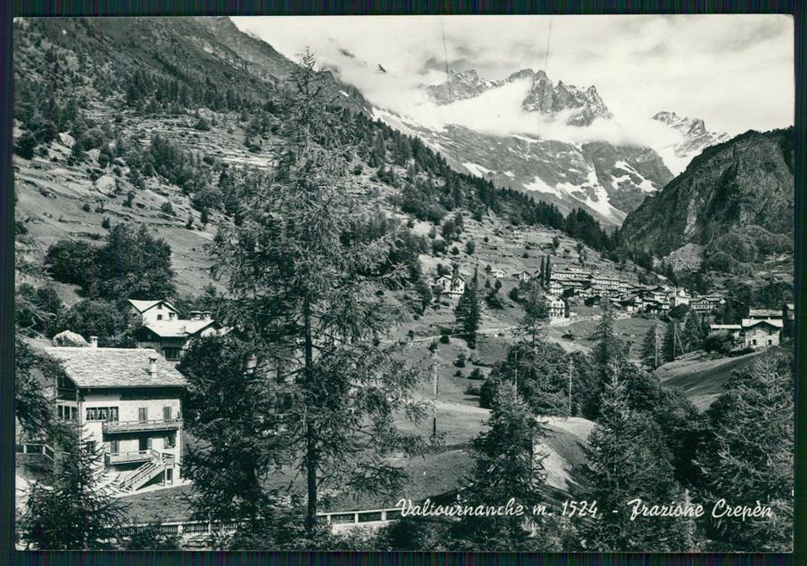 Aosta Valtournanche Crepén Foto FG cartolina MZ4563 – fronte