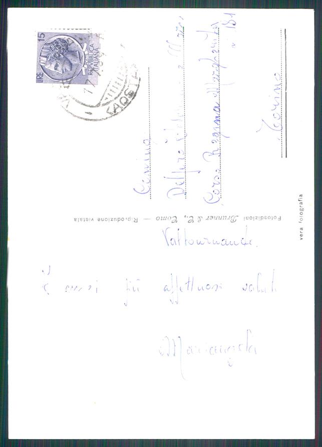 Aosta Valtournanche Foto FG cartolina MZ4564 – retro