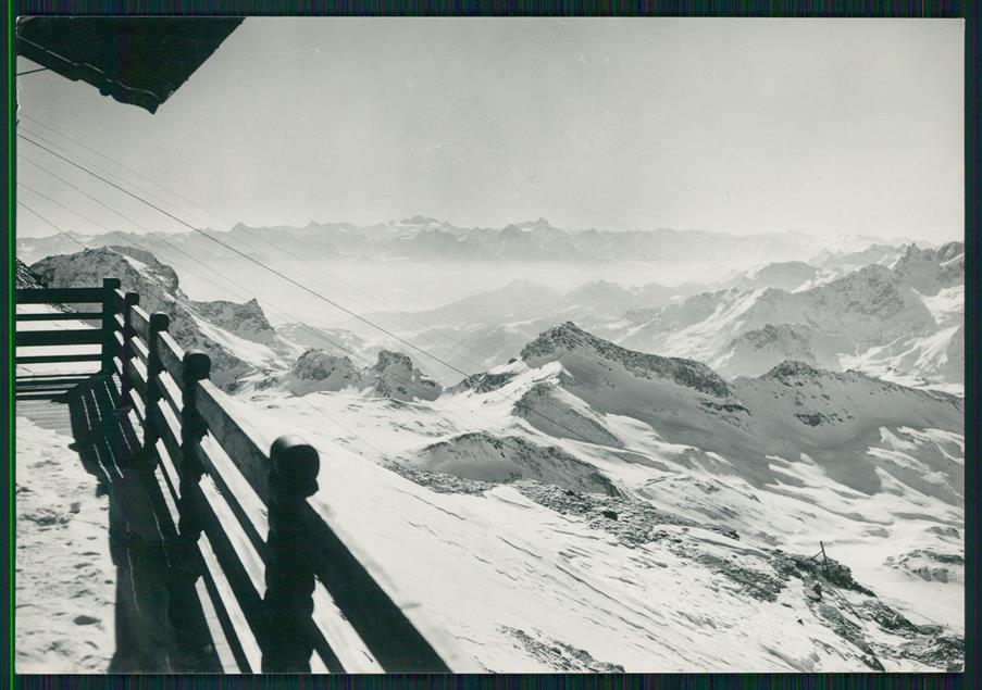 Aosta Valtournanche Plateau Rosà Foto FG cartolina MZ4613 – fronte