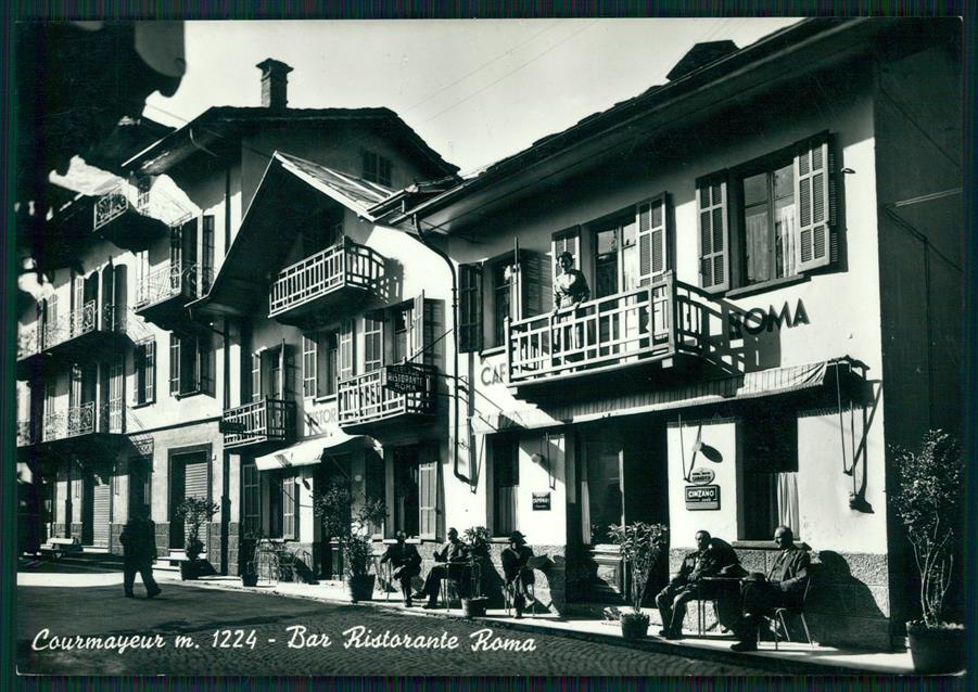 Aosta Courmayeur Ristorante Roma Foto FG cartolina MZ4626 – fronte