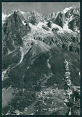 Aosta Courmayeur Panorama PIEGA Foto FG cartolina MZ4627 – fronte