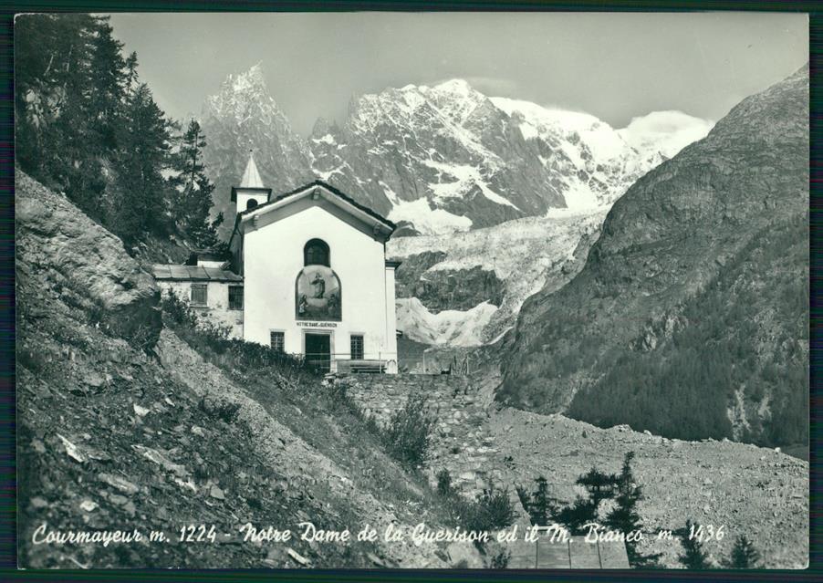 Aosta Courmayeur Monte Bianco Foto FG cartolina MZ4628 – fronte