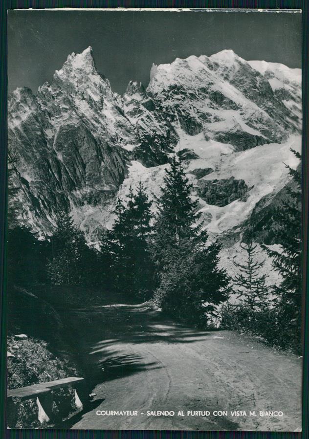 Aosta Courmayeur Monte Bianco STRAPPINO Foto FG cartolina MZ4636 – fronte