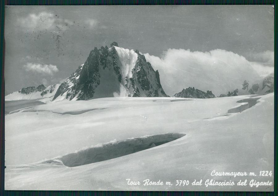 Aosta Courmayeur Tour Ronde Ghiacciaio del Gigante Foto FG cartolina MZ4657 – fronte