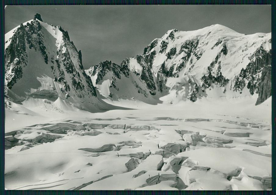Aosta Courmayeur Tour Ronde Monte Bianco Ghiacciai Foto FG cartolina MZ4674 – fronte