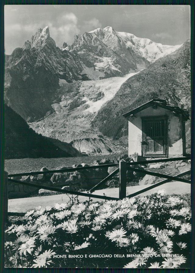 Aosta Courmayeur Monte Bianco Ghiacciai della Brenva Foto FG cartolina MZ4678 – fronte