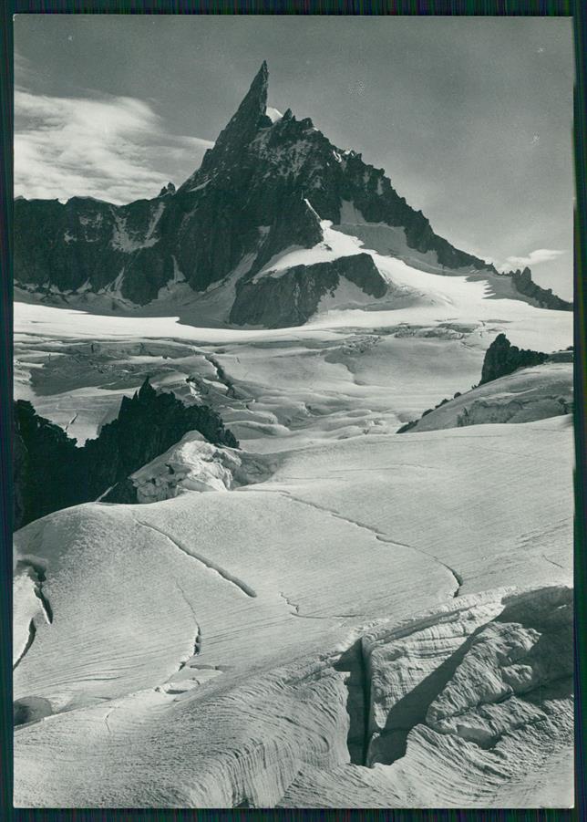 Aosta Courmayeur Dente del Gigante Foto FG cartolina MZ4684 – fronte