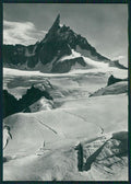 Aosta Courmayeur Dente del Gigante Foto FG cartolina MZ4684 – fronte