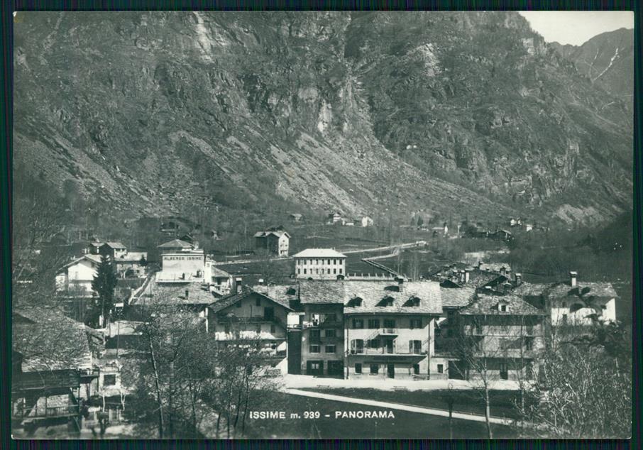 Aosta Issime Panorama Foto FG cartolina MZ4691 – fronte