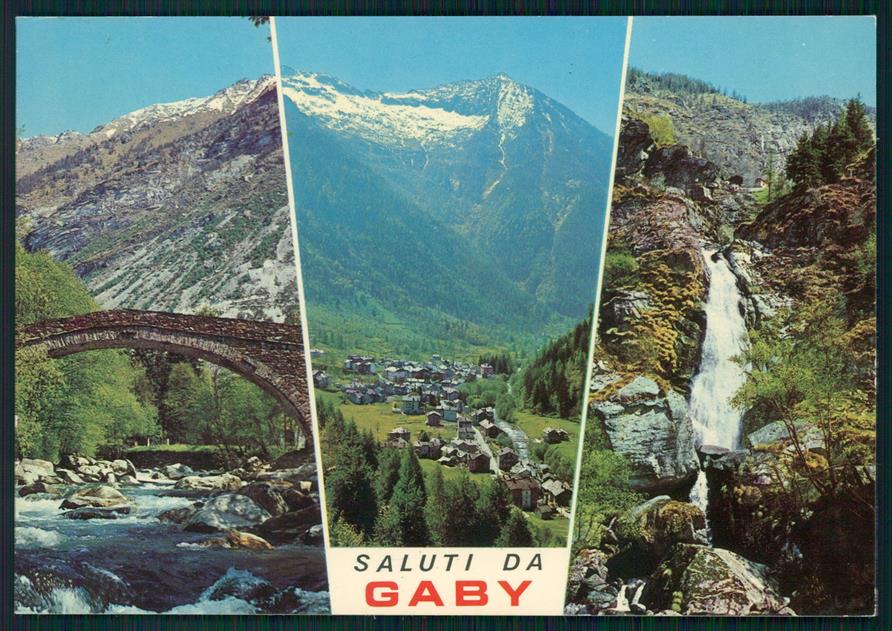 Aosta Gaby Saluri da Foto FG cartolina MZ4693 – fronte