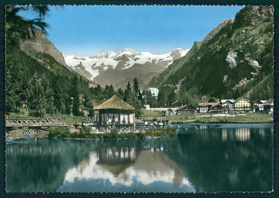 Aosta Gressoney Saint Jean Laghetto Rivetti Foto FG cartolina MZ4698 – fronte