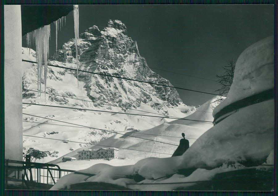 Aosta Monte Cervino Funivia Foto FG cartolina MZ4717 – fronte