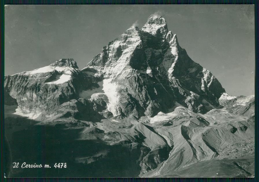 Aosta Monte Cervino Foto FG cartolina MZ4719 – fronte