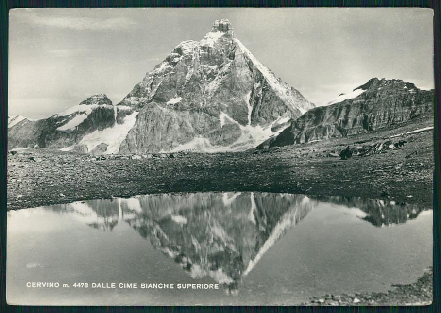 Aosta Monte Cervino dalle Cime Bianche Superiore Foto FG cartolina MZ4724 – fronte