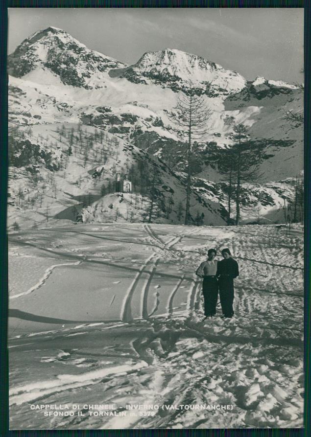Aosta Valtournanche Capella di Cheneil Tornalin Foto FG cartolina MZ4729 – fronte