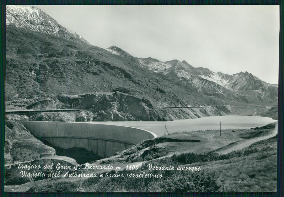 Aosta Traforo del Gran San Bernardo Versante Svizzero Foto FG cartolina MZ4741 – fronte