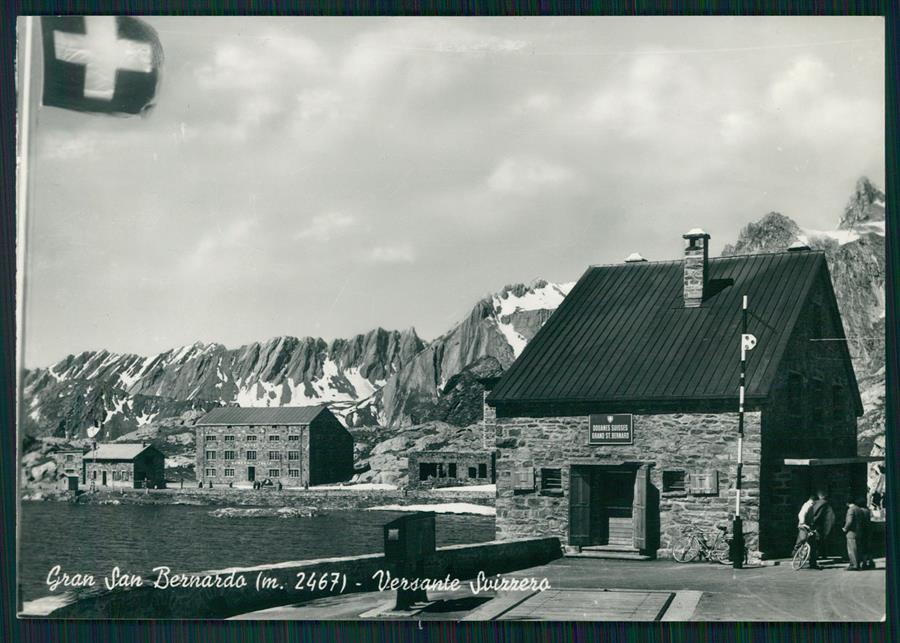 Aosta Colle Gran San Bernardo Versante Svizzero Foto FG cartolina MZ4745 – fronte