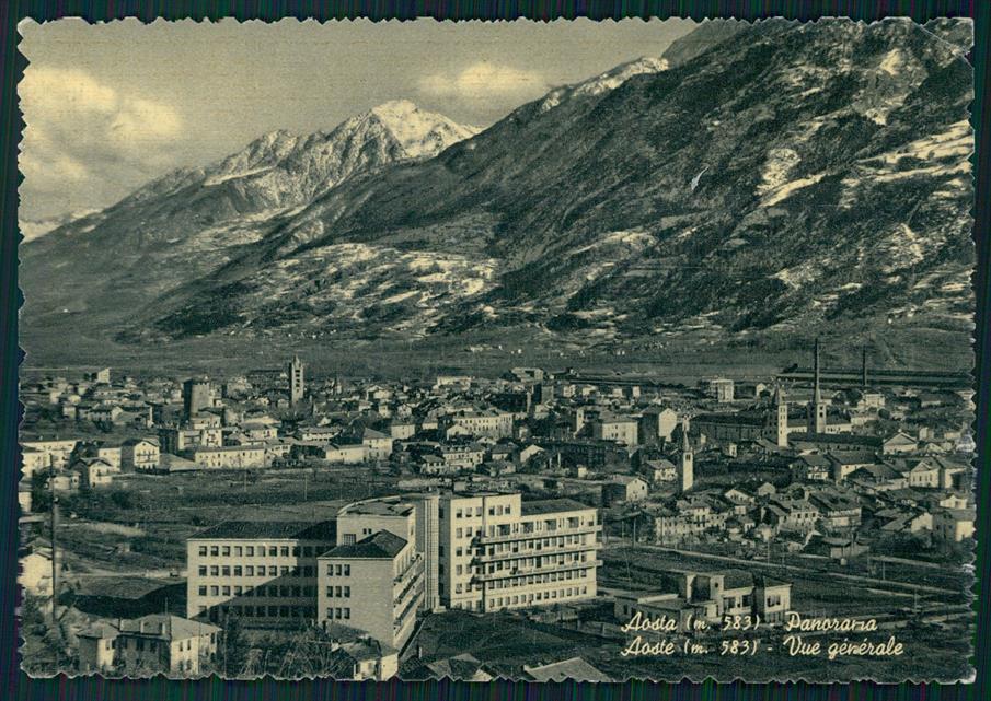 Aosta città Panorama FG cartolina MZ4771 – fronte