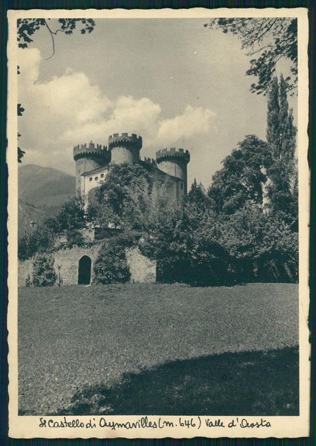 Aosta Aymavilles Castello di PIEGHINA FG cartolina MZ4779 – fronte