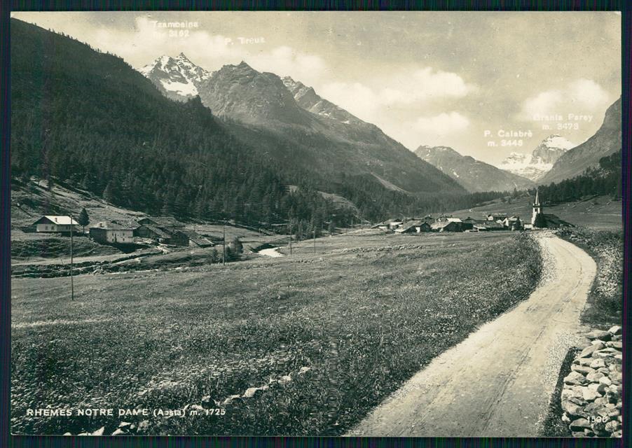 Aosta Rhemes Notre Dame Foto FG cartolina MZ4780 – fronte