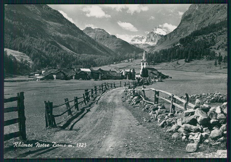 Aosta Rhemes Notre Dame Foto FG cartolina MZ4781 – fronte