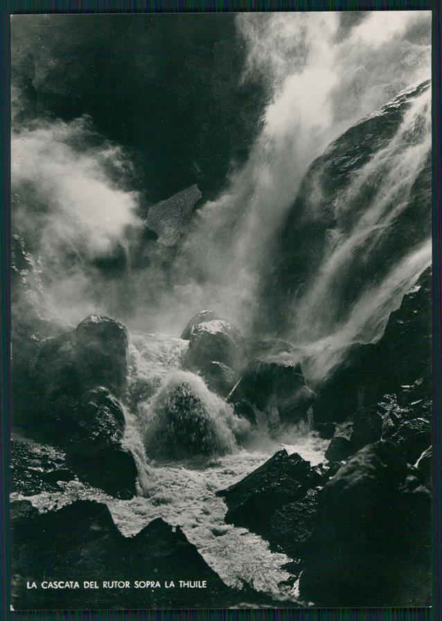 Aosta La Thuile La Cascata del Rutor Foto FG cartolina MZ4793 – fronte