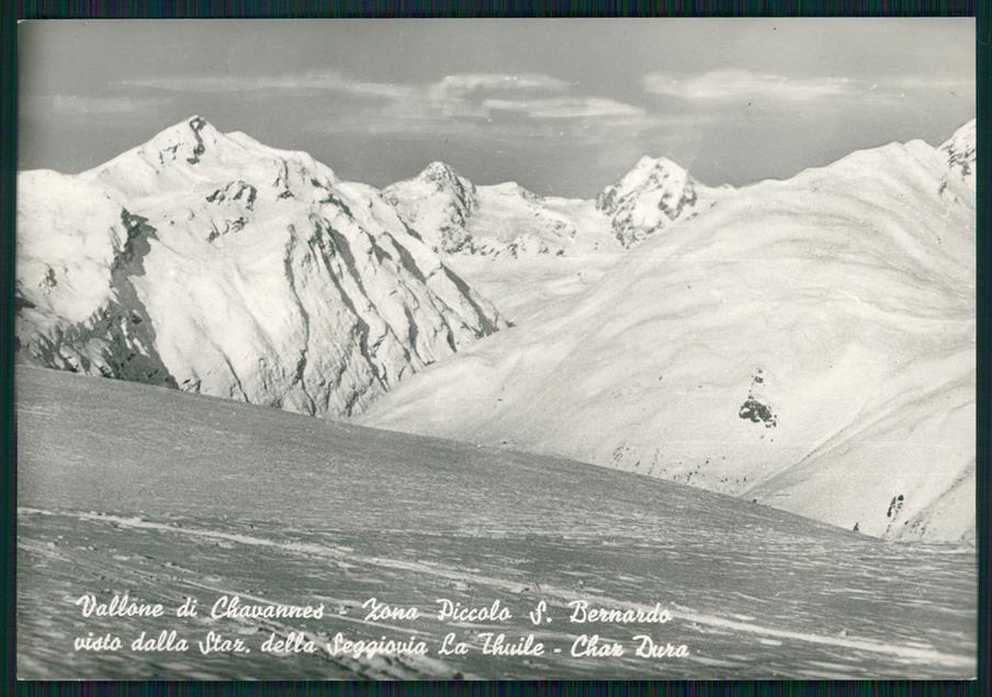 Aosta Piccolo San Bernardo Vallone di Chavannes Foto FG cartolina MZ4796 – fronte