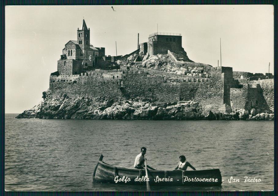 La Spezia Porto Venere San Pietro Barca Foto FG cartolina MZ4805 – fronte