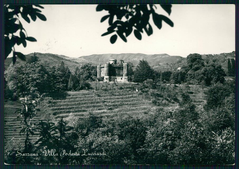 La Spezia Sarzana Villa Podestà Lucciardi Foto FG cartolina MZ4806 – fronte