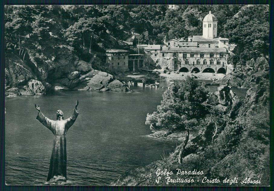 Genova Camogli San Fruttuoso Cristo degli Abissi Foto FG cartolina MZ4816 – fronte