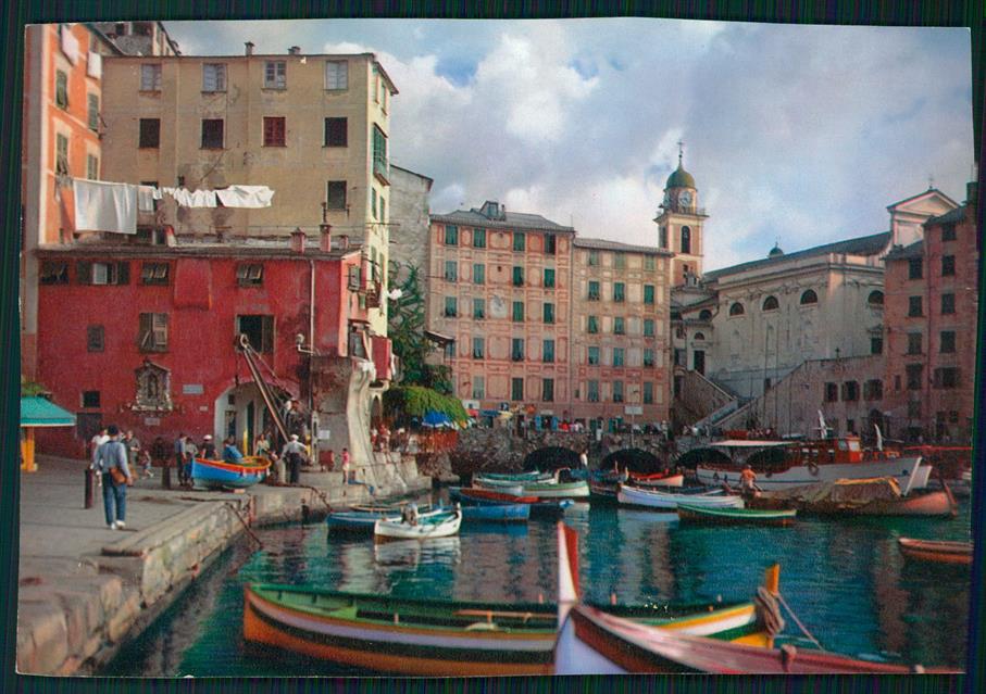Genova Camogli Golfo Paradiso Barche Foto FG cartolina MZ4819 – fronte