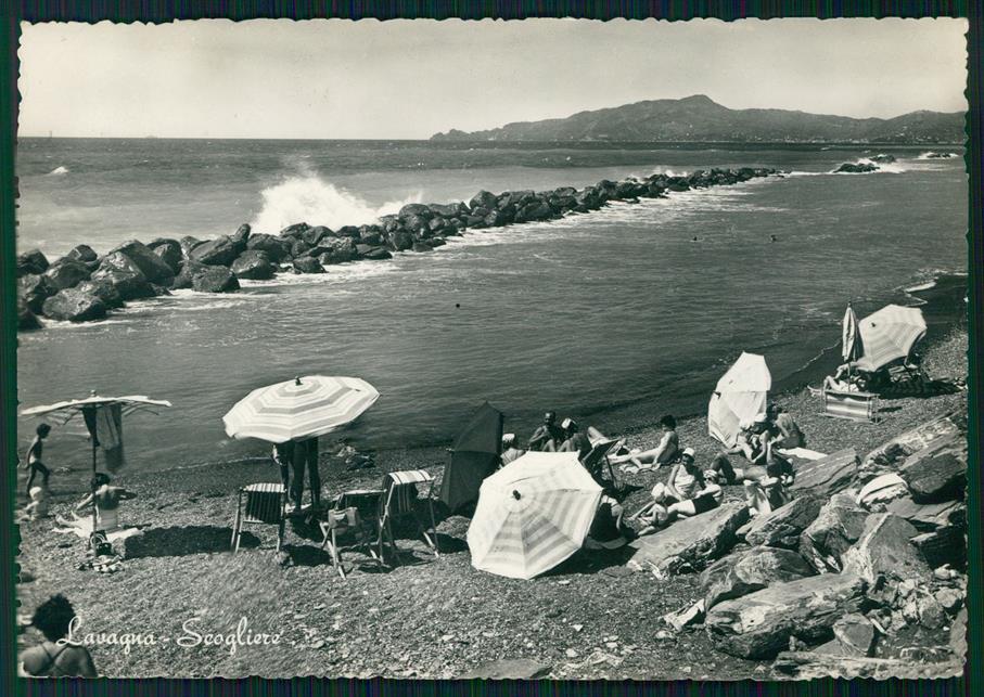 Genova Lavagna Scogliere Foto FG cartolina MZ4821 – fronte