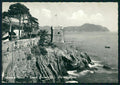 Genova Nervi Torre Groppello PIEGATA Foto FG cartolina MZ4826 – fronte
