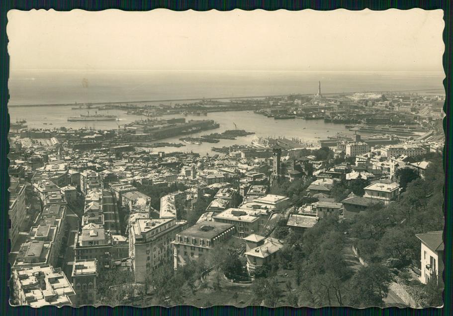 Genova città Panorama del Porto Foto FG cartolina MZ4834 – fronte