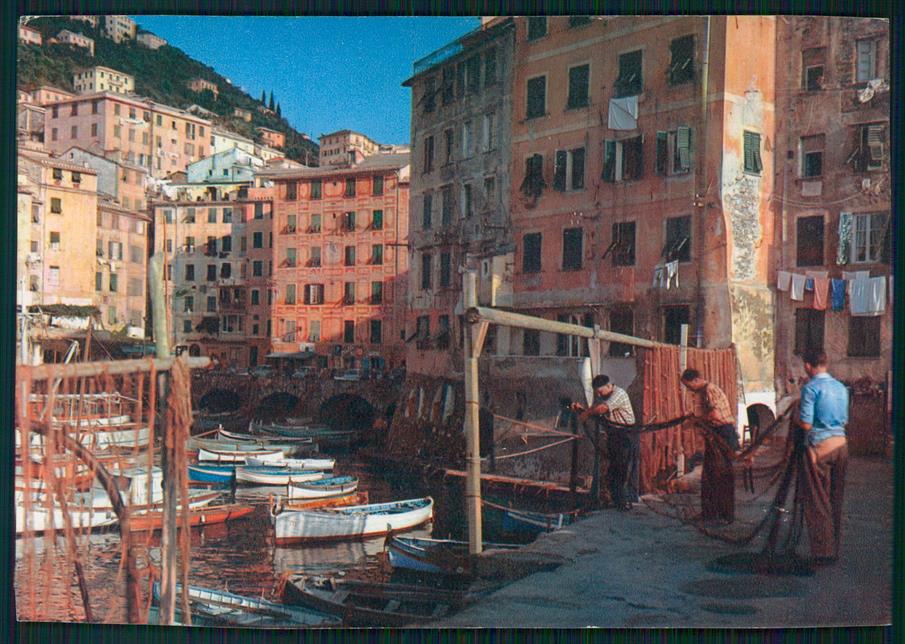Genova Camogli Barche Foto FG cartolina MZ4839 – fronte