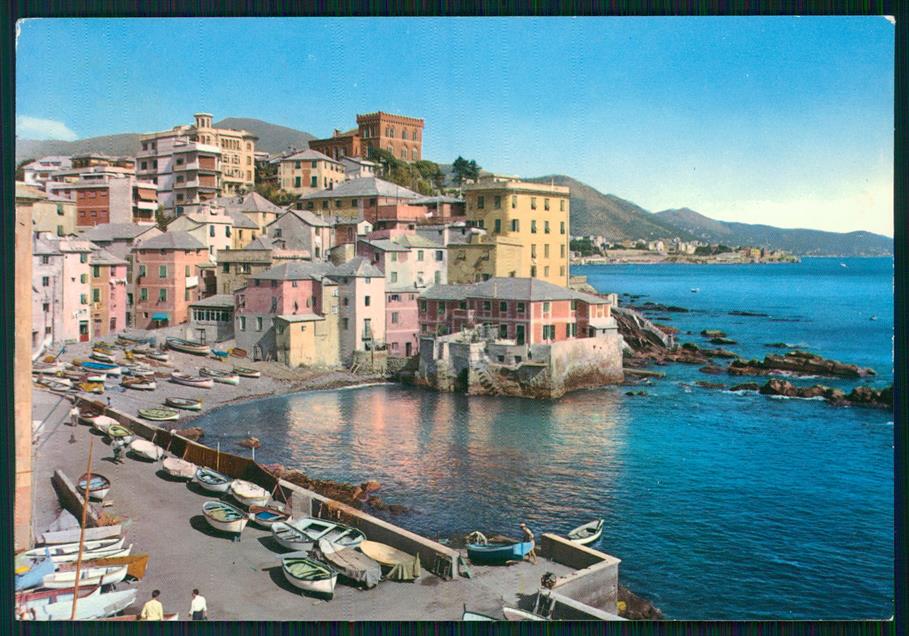 Genova Boccadasse Borgo Peschereccio Foto FG cartolina MZ4840 – fronte
