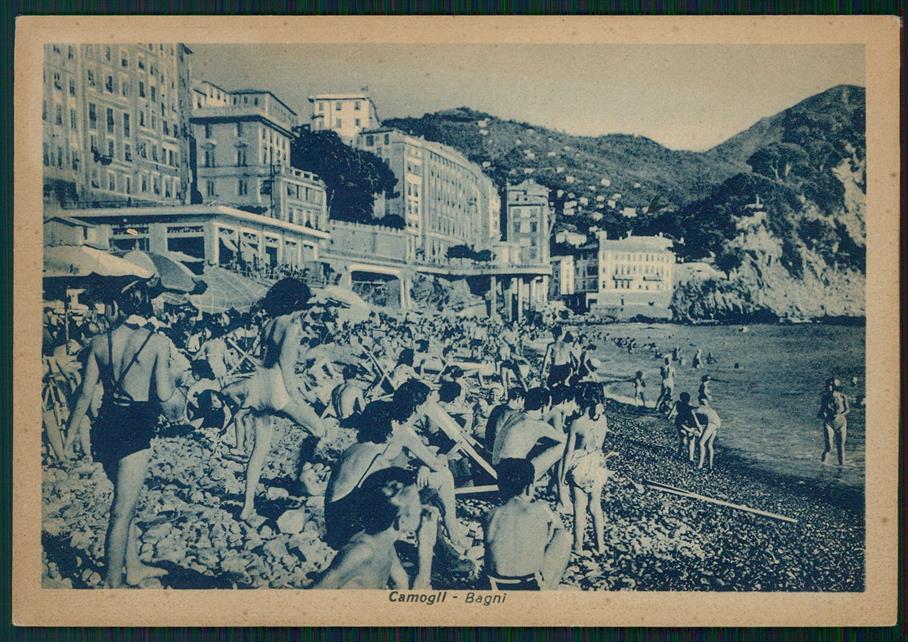 Genova Camogli Spiaggia FG cartolina MZ4841 – fronte