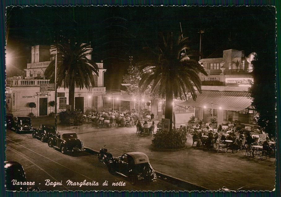 Savona Varazze Bagni Margherita Auto Foto FG cartolina MZ4843 – fronte
