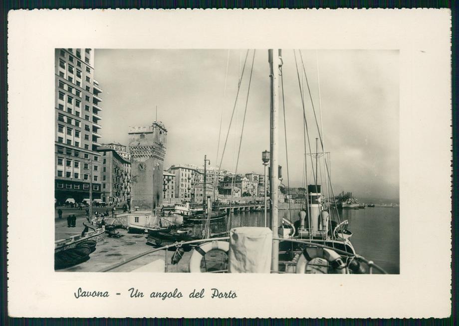 Savona città Porto Barche Foto FG cartolina MZ4844 – fronte