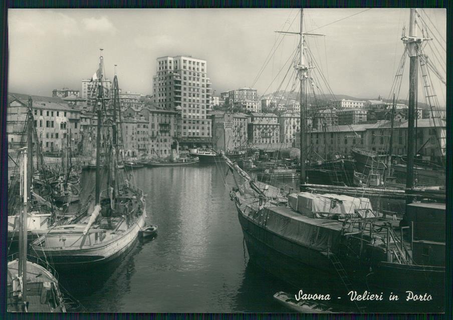 Savona città Porto Velieri Foto FG cartolina MZ4846 – fronte