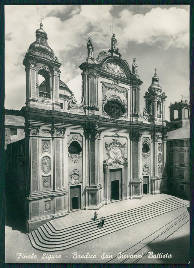 Savona Finale Ligure Basilica San Giovanni Battista Foto FG cartolina MZ4867 – fronte