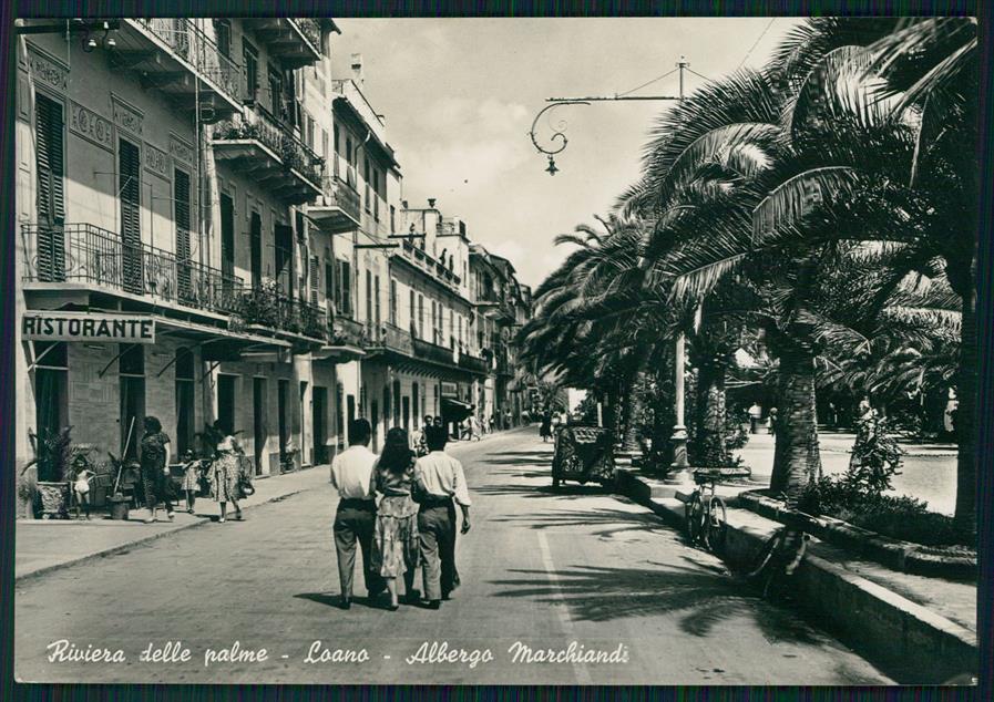Savona Loano Albergo Marchiandi Foto FG cartolina MZ4875 – fronte
